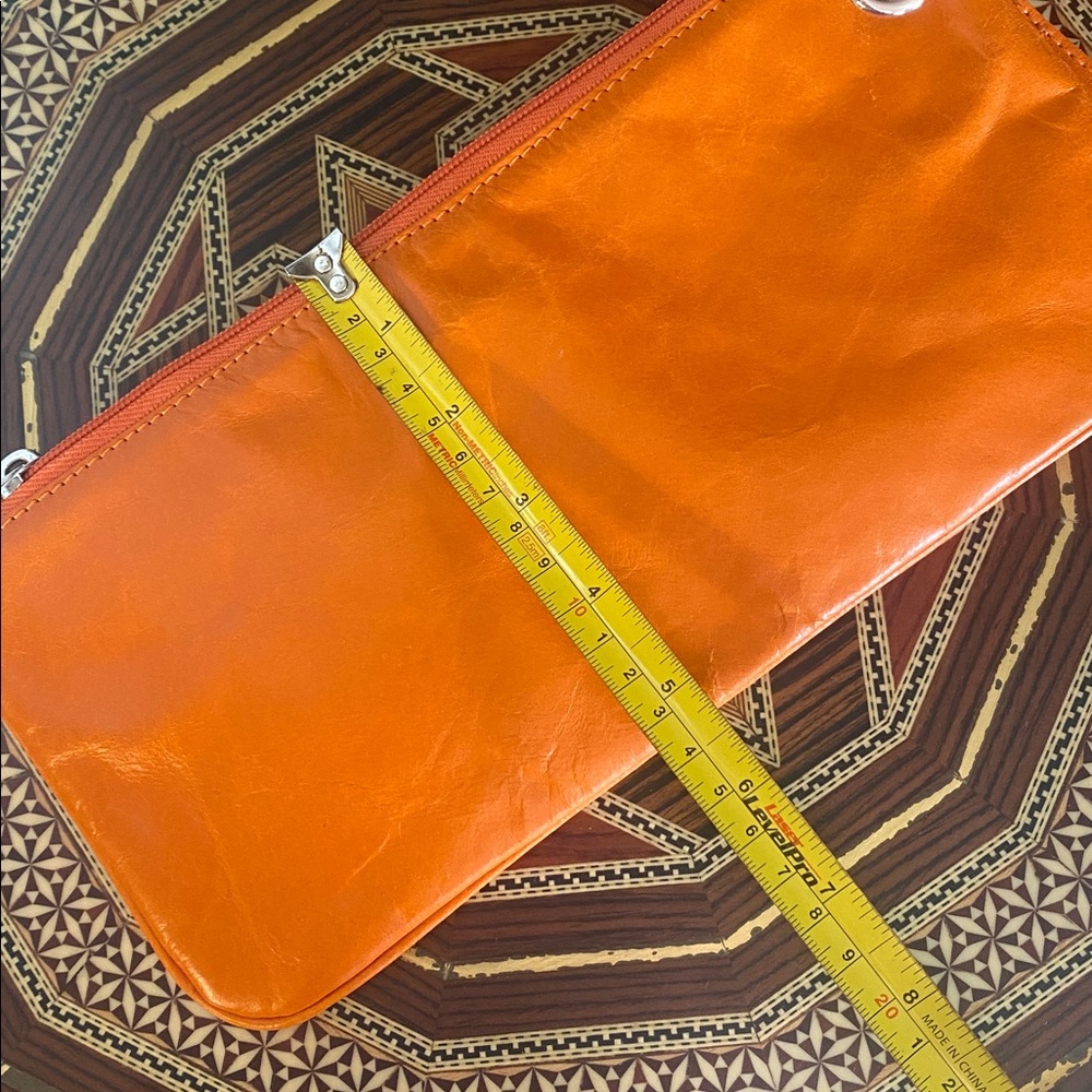 HOBO The Original women's clutch Evening clutch Orange leather - Picture 8 of 11